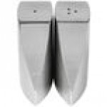 American Metalcraft SPDX22 3.2 oz. Stainless Steel Wedge Salt and Pepper Shaker Set - 12/Case