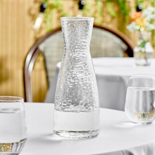 Front of the House Drinkwise 38 oz. Hammered Design Plastic Carafe Front of the House Drinkwise 38 oz. Hammered Design Plastic Carafe