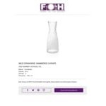 Front of the House Drinkwise 38 oz. Hammered Design Plastic Carafe Front of the House Drinkwise 38 oz. Hammered Design Plastic Carafe