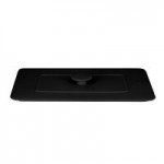 RAK Porcelain Chef's Fusion 7 oz. Volcano Black Porcelain Ramekin with Grooves - 12/Case