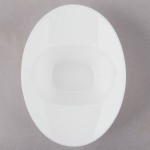 10 Strawberry Street SOMB-5BWL Somba 2 oz. Oval White Porcelain Rim Bowl - 48/Case 10 Strawberry Street SOMB-5BWL Somba 2 oz. Oval White Porcelain Rim Bowl - 48/Case