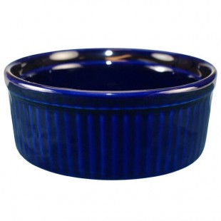 International Tableware Cancun 8 oz. Cobalt Blue Stoneware Fluted Ramekin - 36/Case International Tableware Cancun 8 oz. Cobalt Blue Stoneware Fluted Ramekin - 36/Case