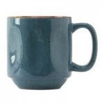 Tuxton GGE-752 TuxTrendz Artisan Geode Azure 2.5 oz. China Ramekin - 24/Case