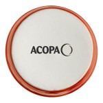 Acopa Keystone 4 oz. Sedona Orange Stoneware Ramekin - 6/Pack