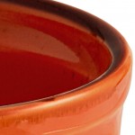 Acopa Keystone 4 oz. Sedona Orange Stoneware Ramekin - 6/Pack