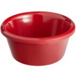 Acopa 6 oz. Black Smooth Melamine Ramekin - 12/Case