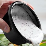Acopa 6 oz. Black Smooth Melamine Ramekin - 12/Case