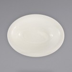 International Tableware Valencia 44 oz. Ivory (American White) Narrow Rim Oval Serving Bowl - 12/Case International Tableware Valencia 44 oz. Ivory (American White) Narrow Rim Oval Serving Bowl - 12/Case