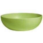 G.E.T. Enterprises BRD18LM Bugambilia 15.9 Qt. Classic Textured Finish Lime Resin-Coated Aluminum Extra Large Deep Round Bowl