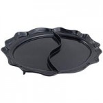 Bon Chef 2307 2.5 Qt. Black Sandstone Finish Cast Aluminum Trellis Bowl