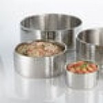 American Metalcraft DWBH14 10.6 Qt. Hammered Double Wall Insulated Stainless Steel Bowl