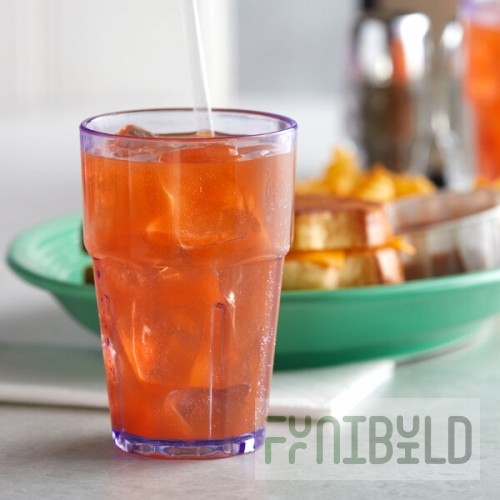 GET 9910-1-BL Bahama 10 oz. Blue Customizable SAN Plastic Tumbler - 72/Case