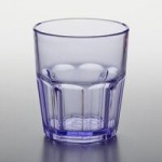 GET 9910-1-BL Bahama 10 oz. Blue Customizable SAN Plastic Tumbler - 72/Case