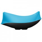 GET B-790-BL/BK Brasilia 1.9 Qt. Blue and Black Slanted Melamine Bowl - 6/Case GET B-790-BL/BK Brasilia 1.9 Qt. Blue and Black Slanted Melamine Bowl - 6/Case