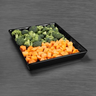 Elite Global Solutions M1215-B The Bakers Black 3.5 qt. Rectangular Melamine Bowl Elite Global Solutions M1215-B The Bakers Black 3.5 qt. Rectangular Melamine Bowl