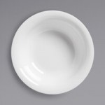American Metalcraft DBN16WH Jane Collection 16 oz. White Round Narrow Rim Melamine Bowl