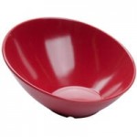 GET B-45-CR Diamond Harvest 10 oz. Cranberry Melamine Bowl - 24/Case
