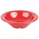 GET B-45-CR Diamond Harvest 10 oz. Cranberry Melamine Bowl - 24/Case