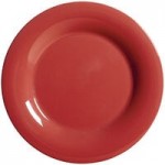 GET B-45-CR Diamond Harvest 10 oz. Cranberry Melamine Bowl - 24/Case