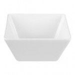 Vollrath V2220220 1.5 Qt. Black / White Medium Square Melamine Bowl Vollrath V2220220 1.5 Qt. Black / White Medium Square Melamine Bowl