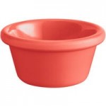Acopa Foundations 8 oz. Orange Melamine Bouillon Cup - 12/Case