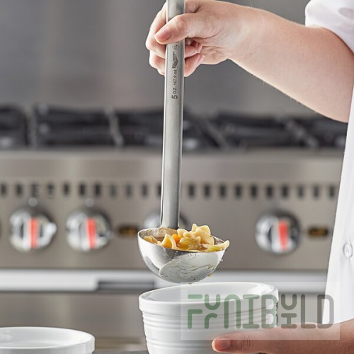 Vollrath 4980510 Jacob's Pride® 5 oz. One-Piece Stainless Steel Ladle