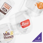 Acopa 17 oz. Customizable Stemless Wine Glass - 12/Case Acopa 17 oz. Customizable Stemless Wine Glass - 12/Case