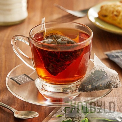 Steep Cafe By Bigelow Organic English Breakfast Tea Pyramid Sachets - 50/Case