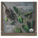 Steep Cafe By Bigelow Organic English Breakfast Tea Pyramid Sachets - 50/Case Steep Cafe By Bigelow Organic English Breakfast Tea Pyramid Sachets - 50/Case