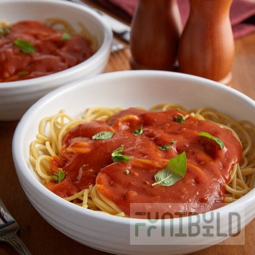 Vanee #10 Can Spaghetti Sauce with Beef - 6/Case