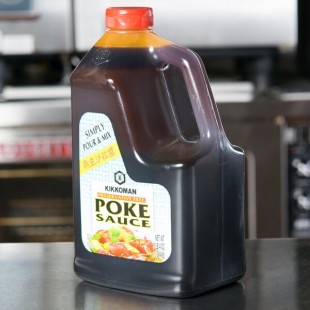 Kikkoman 5 lb. Preservative Free Poke Sauce - 6/Case Kikkoman 5 lb. Preservative Free Poke Sauce - 6/Case