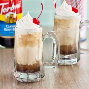Torani Root Beer Flavoring Syrup 750 mL Glass Bottle - 12/Case