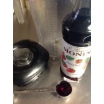 Monin Premium Strawberry Flavoring / Fruit Syrup - 750 mL