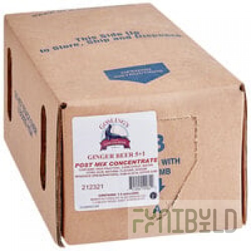 Paradise Ginger Beer Syrup 3 Gallon Bag in Box