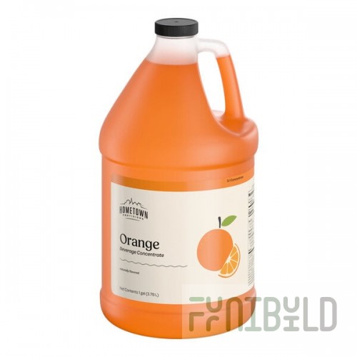 Hometown Provisions Orange Beverage / Soda 5:1 Concentrate 1 Gallon
