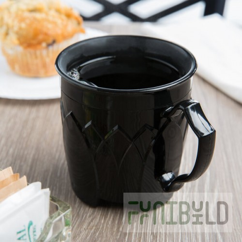 Dinex DX500003 Fenwick 8 oz. Onyx Insulated Mug - 48/Case