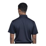 Uncommon Chef 50TJ01-R Men's Customizable Navy Blue Short Sleeve Moisture Wicking Polo Shirt - Polyester - 2X