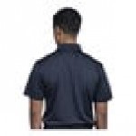 Uncommon Chef 50TJ01-R Men's Customizable Navy Blue Short Sleeve Moisture Wicking Polo Shirt - Polyester - 2X