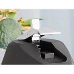 Acopa 3 Liter Stainless Steel Lined Matte Black Airpot with Metal Lever