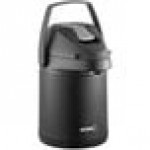 Acopa 3 Liter Stainless Steel Lined Matte Black Airpot with Metal Lever