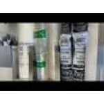 Vollrath CTL3 3-Slot Stainless Steel Wall Mount / Countertop Lid Holder with Straw Holder