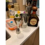 Barfly® M37096 1 oz. & 2 oz. Stainless Steel Slim Style Jigger