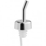 Choice Green Free Flow Whiskey Pourer with Green Collar - 12/Pack
