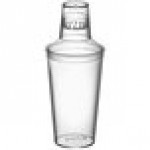 Acopa 16 oz. Stainless Steel 3-Piece Cobbler Cocktail Shaker