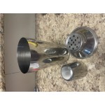 Acopa 16 oz. Stainless Steel 3-Piece Cobbler Cocktail Shaker