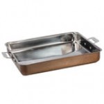 Bon Chef 60012CLDDESERT Cucina 5 Qt. Desert Stainless Steel Roasting Pan - 14 5/8 Bon Chef 60012CLDDESERT Cucina 5 Qt. Desert Stainless Steel Roasting Pan - 14 5/8