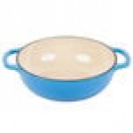 Lodge EC3D33 3 Qt. Caribbean Blue Enameled Cast Iron Dutch Oven