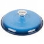 Lodge EC3D33 3 Qt. Caribbean Blue Enameled Cast Iron Dutch Oven