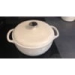 Lodge EC3D33 3 Qt. Caribbean Blue Enameled Cast Iron Dutch Oven