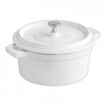 Valor 8 oz. Aqua Sky Enameled Mini Cast Iron Pot with Cover Valor 8 oz. Aqua Sky Enameled Mini Cast Iron Pot with Cover
